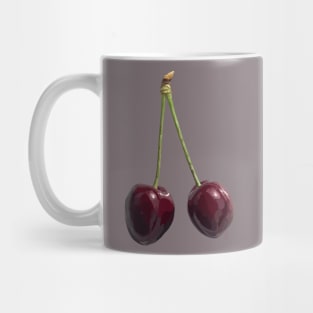 Cherries on dark background Mug